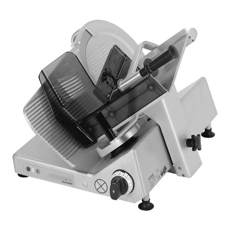 User Manuals: Bizerba SE 12/18L Deli Meat Slicer